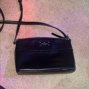 Kate Spade Shimmering Black Crossbody Bag
